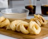 Foto del paso 1 de la receta Calamares en tempura con mayonesa de wasabi