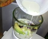 A picture of step 2 of Avocado Beetroot Smoothie.