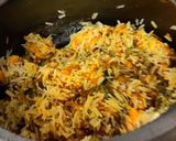 A picture of step 5 of Chicken biryani in pressure cooker.
