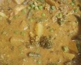 A picture of step 4 of Veg kurma.