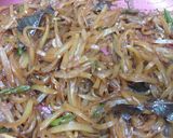 Gambar langkah 6 resipi Tumis Manis Betik Muda.