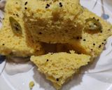 A picture of step 6 of Sweet Corn Dhokla.
