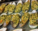 A picture of step 7 of Baked Mussels.