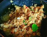 Foto langkah ke 7 dari resep Serundeng Teri Tempe Pedas.