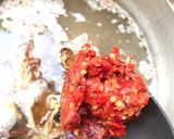 A picture of step 2 of Miyan dried karkashi.