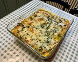 Une image de l'étape 26 de Gratin d’épinards au jambon, pignons de pin et floraline.