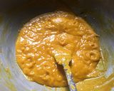 A picture of step 6 of Mango Kheer and Puri.