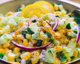 Húsvéti frissítő: Kapros - citromos, kukorica uborkasaláta 🥗🍋🌽🥒 recept fázis 5 fotója