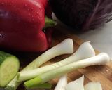 Szivárványos vegán quinoa recept fázis 1 fotója