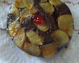 A picture of step 4 of Atta chocolate Apple uside down cake in.... 4 mins.