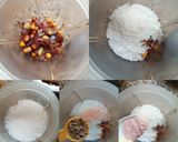 A picture of step 2 of Peanut Coconut and Onion Chutney.