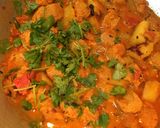 A picture of step 12 of Masala Soya Curry.