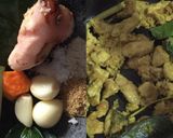 Foto langkah ke 2 dari resep Nasi bakar isi tempe orek & ayam lengkuas.