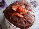 Bizcocho corazón de ♥... fresa