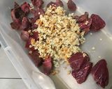 A picture of step 10 of Beef with Peanuts, Peppers, and Ginger.