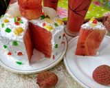 A picture of step 9 of Fresh Watermelon cake.