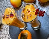 Une image de l'étape 6 de 🍹 jus 🧉Kaki 🥂 cannelle miel 🍯.