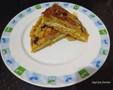 A picture of step 4 of Mushroom egg sandwich.