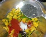 A picture of step 3 of Mango pickle.