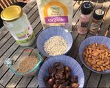 A picture of step 1 of Maca Balls.