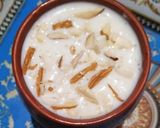 A picture of step 6 of Badam milkshake (Almond milk shake).