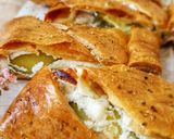 Une image de l'étape 5 de Chausson léger chèvre courgette a partager.