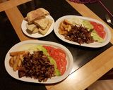 A picture of step 4 of Pork Gyro Plate.