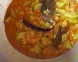 A picture of step 3 of Matar Dal Cucumber Curry.