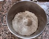 A picture of step 1 of Sicilian Sfinci (Fried Dough with Raisins).