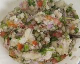 A picture of step 3 of Aloo sandwich.