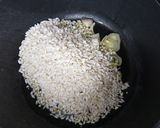 A picture of step 2 of Prawn Risotto with Bisque.