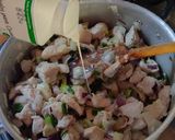 Foto del paso 4 de la receta: Pollo al verdeo con papas al horno