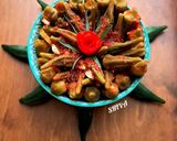 عکس مرحله 6 از دستور ترشی بامیه با پوره گوجه فرنگی