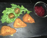 Foto del paso 4 de la receta: Camembert frito con mermelada de frambuesa