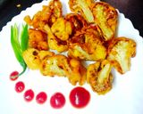 A picture of step 4 of Gobhi Ke Pakode.