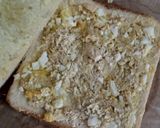 A picture of step 7 of Egg chicken sandwich with YUMMy Tea.