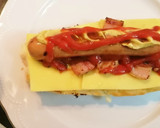 Foto del paso 2 de la receta: Perrito caliente con Frankfurt, Bacon y Queso