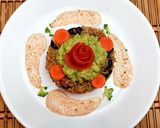 A picture of step 3 of Mexican rice.