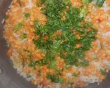 A picture of step 2 of Braised Rice.