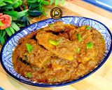A picture of step 1 of Raw Banana Curry (Kachche Kele ki sabzi).