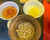 Hình bước làm 3 của món Gỏi bắp chuối kiểu Măng Đen