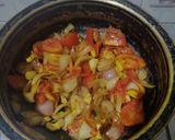 A picture of step 1 of Shahi Paneer.