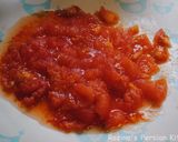 A picture of step 4 of Persian tomato stew (pamador ghatogh).
