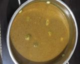 A picture of step 4 of Brinjal in black gravy.