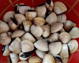 Hình bước làm 1 của món Nghêu hấp thái