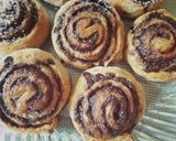 Gluténmentes, tojás,- tejmentes zabpehelylisztes kakaós csiga recept fázis 4 fotója
