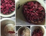 A picture of step 1 of Beetroot Poriyal.