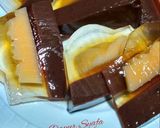 Foto langkah ke 4 dari resep PUDING Mawar Lapis Coklat.