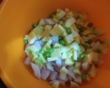 Raw mango, onion bhaji recipe step 2 photo
