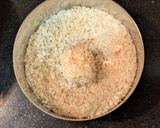 A picture of step 6 of Paneer popcorns with chilli garlic dip.